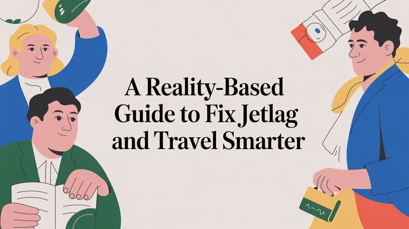 A Traveler's No-Nonsense Guide to Actually Fixing Jetlag