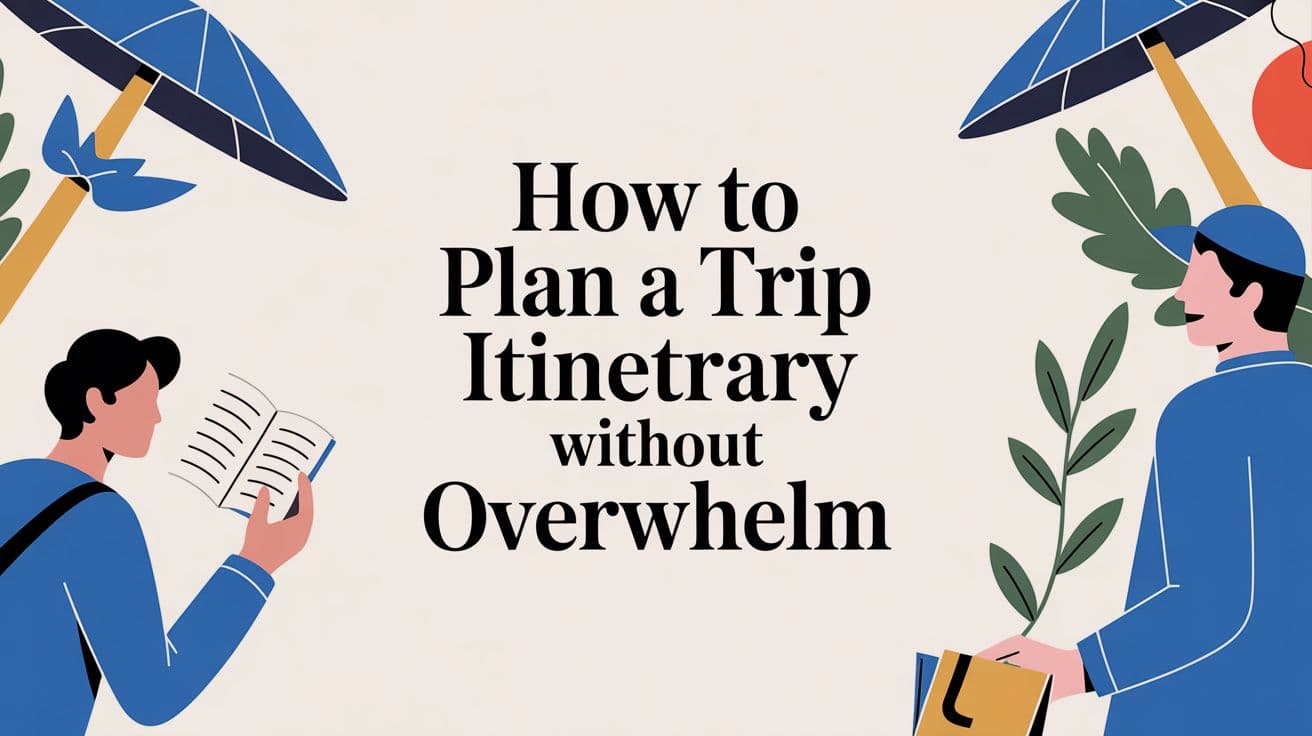 How to Plan a Trip Itinerary That Doesn't Ruin Your Vacation
